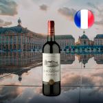 Chateau Le Bourdiley AOP Bourdeaux 2020 Vinho tinto francês Center