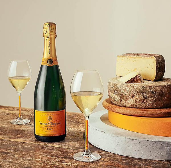 Champagne Veuve Clicquot Brut - Harmonização