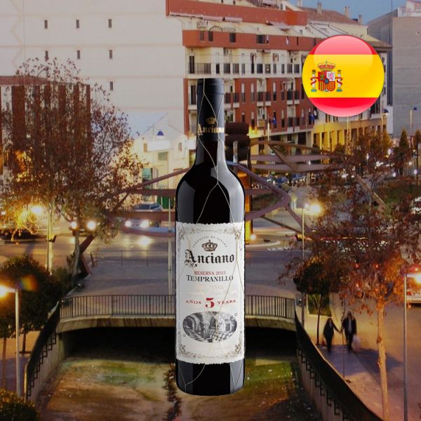 Anciano Tempranillo Reserva 5 Years Valdepeñas D.O. 2013 - Oferta