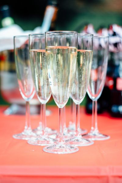 Canva Close Up Photo Of Champagne Glasses