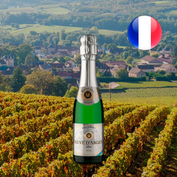 Vin Mousseux Veuve D´Argent Blanc Des Blancs Brut 200ml - Oferta