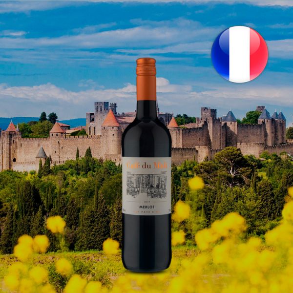 Café du Midi IGP Pays dOc Merlot 2019 - Oferta