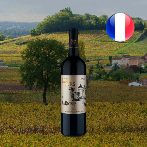 Les Tours de La Rivière A.O.C. Fronsac 2016 - Oferta