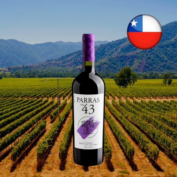 Parras del 43 Carménère Central Valley D.O. 2019 - Oferta