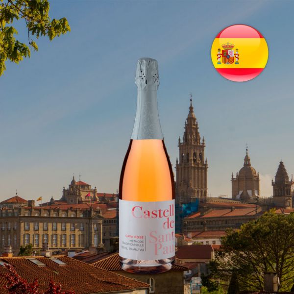 Espumante Cava Maset Castell de Sant Pau Brut Rosé - Oferta