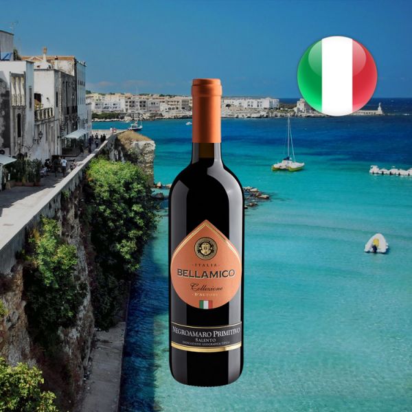 Negroamaro Primitivo Salento Igt 2018 Bellamico - Oferta