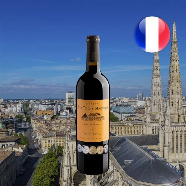 Chatêau Les Trois Manoirs Cru Bourgeois Médoc AOC 2017 - Oferta