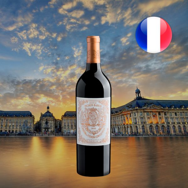 Château Pichon Baron au Baron de Pichon-Longueville Grand Cru Classé Pauillac AOC 2015 - Oferta