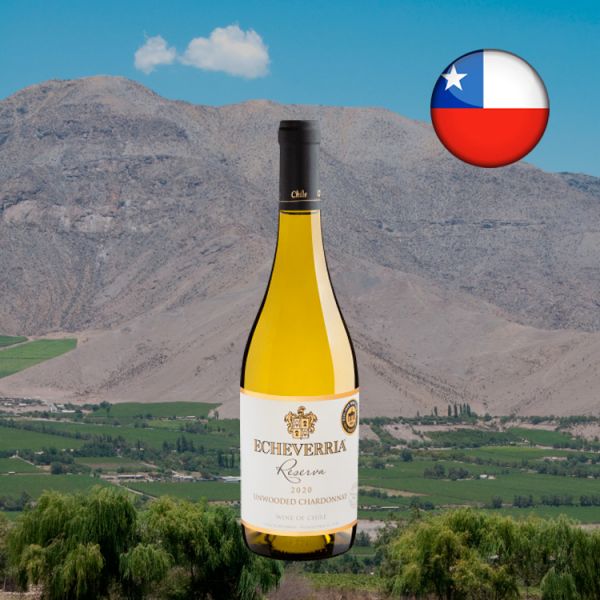 Echeverria Reserva Unwooded Chardonnay 2020 - Oferta