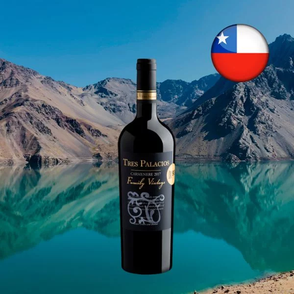 Tres Palacios Carménère Family Vintage 2017 - Oferta