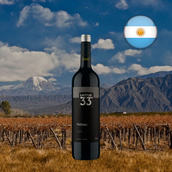 Latitud 33° Malbec 2019 - Oferta