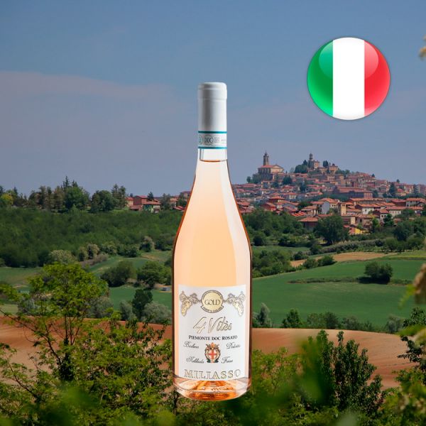 Miliasso 4 Vites Rosato Piemonte DOC 2020 - Oferta