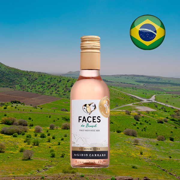 Lidio Carraro Faces do Brasil Rose Pinot Noir 2020 187,5mL - Oferta