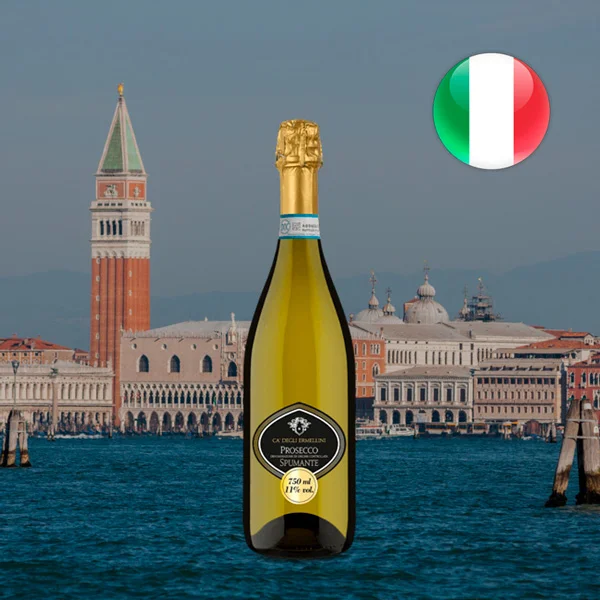 Espumante CA Degli Ermellini Prosecco D.O.C. - Oferta