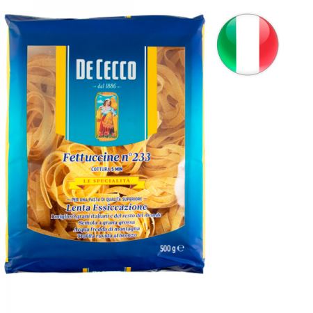 Fettuccine nº233 Massa de Sêmola De Cecco - 500g - Oferta