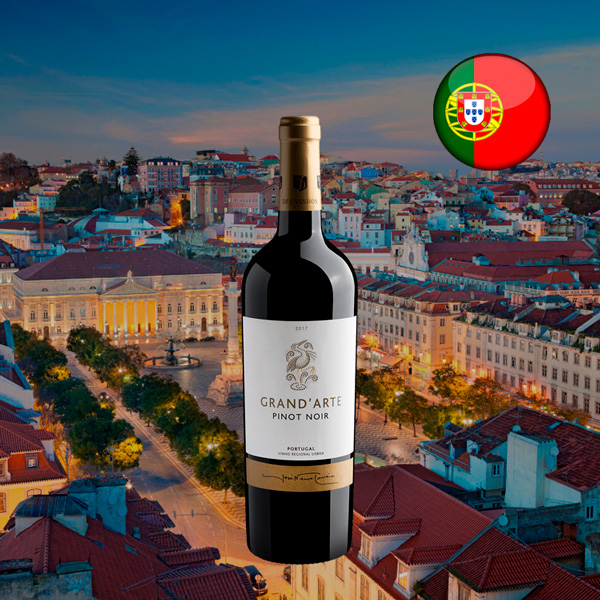 Grand'Arte Pinot Noir Vinho Regional Lisboa 2017 - Oferta