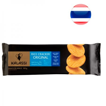 Snack de Arroz Rice Cracker Original Kalassi - 100g - Oferta