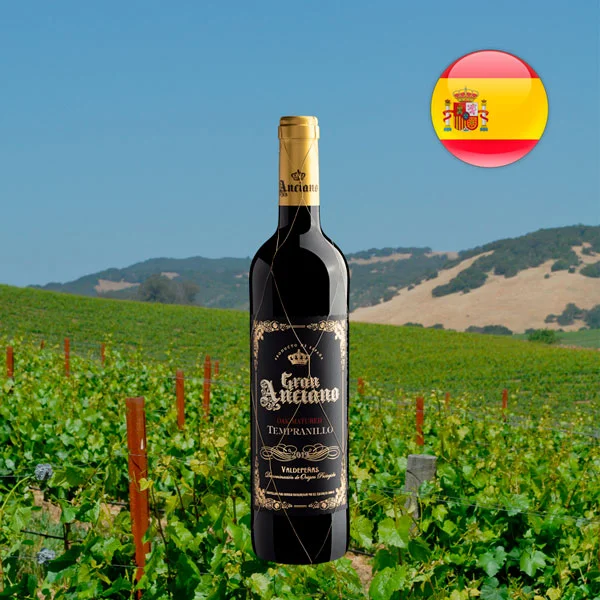 Gran Anciano Oak Matured Tempranillo Valdepeñas DOP 2019 - Oferta