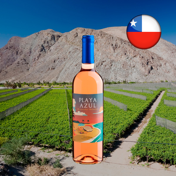 Playa Azul Winemaker Selection Rose Syrah Central Valley D.O. 2021 - Oferta