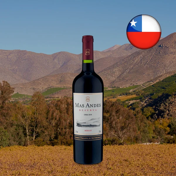 Baron Philippe de Rothschild Mas Andes Reserva Merlot 2018 - Oferta