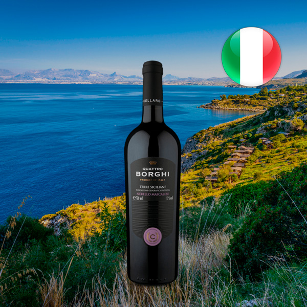 Quattro Borghi Nerello Mascalese IGP Terre Siciliane 2019 - Oferta