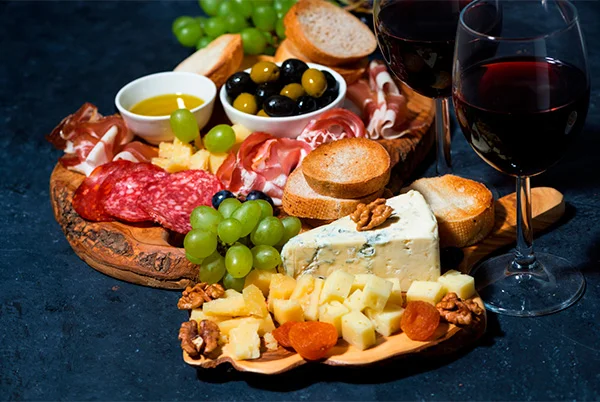 Tábua de frios e harmonias com vinhos 5