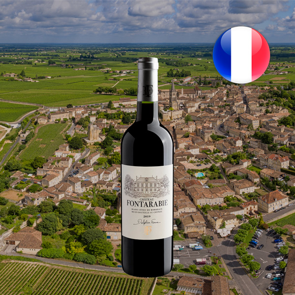 Château Fontarabie Blaye Côtes de Bordeaux AOC 2019 - Oferta