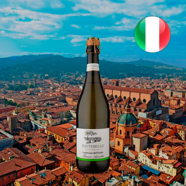 Frisante Pontebello Lambrusco IGT dellEmilia Bianco Amabile - Oferta