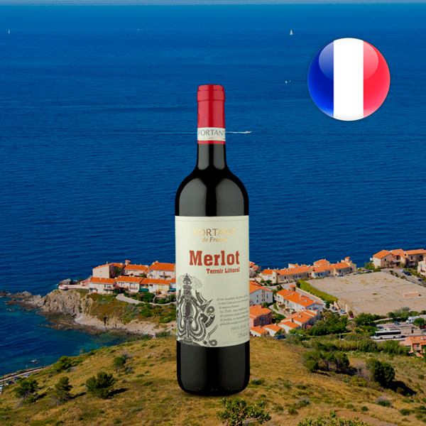 Fortant de France Terroir Littoral IGP Pays dOc Merlot 2019 - Oferta