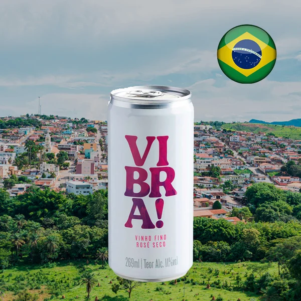 Vibra! Rosé - Vinho em Lata - Oferta