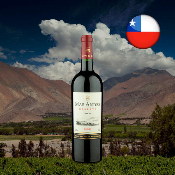 Baron Philippe de Rothschild Mas Andes Reserva Merlot 2021 - Oferta