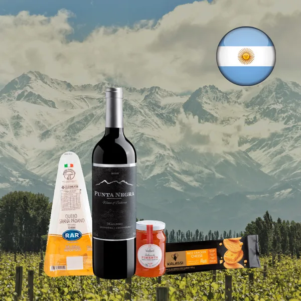 Kit Harmonização com Punta Negra Malbec - Oferta