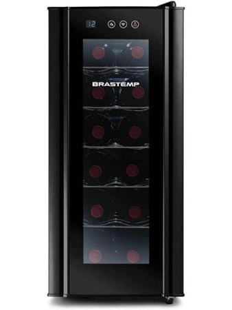 Adega Climatizada Brastemp 12 Garrafas All Black Preto Bzc12b 127v - Oferta