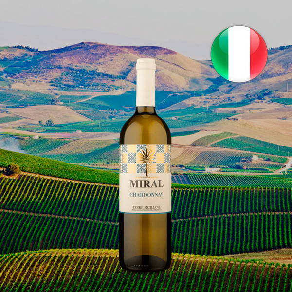 Miral Terre Siciliane IGP Chardonnay Branco 2021 - Oferta