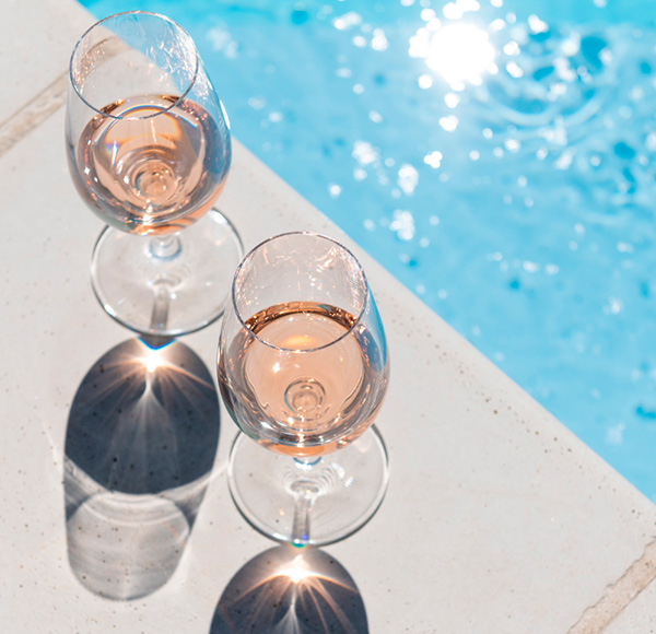 Rosé Piscine Stripes Magnum - Visual