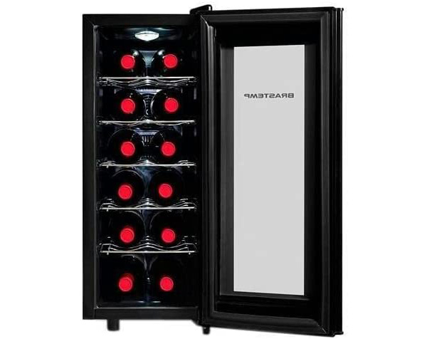 Adega Climatizada Brastemp 12 Garrafas All Black Preto BZC12B 220V 2 - Oferta