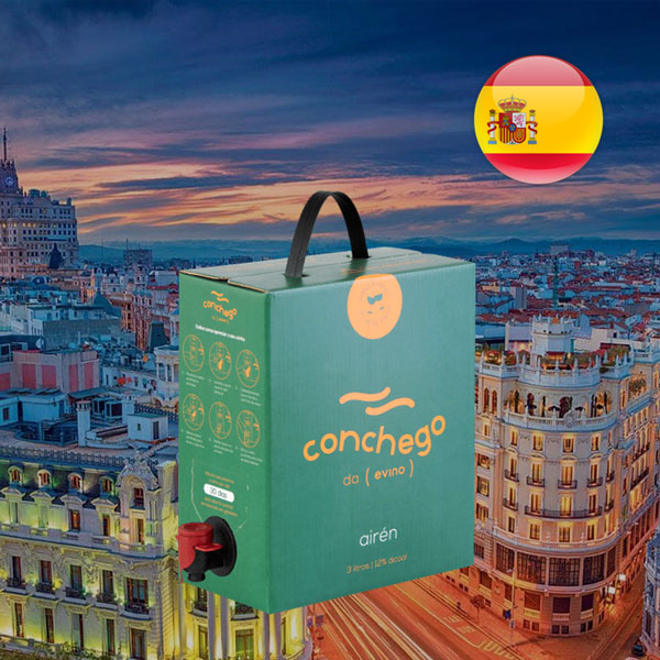 Conchego Airén Bag in Box 3L 2022 Vinho na Caixa - Oferta