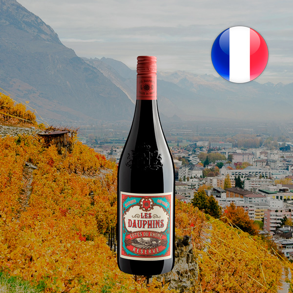 Les Dauphins Réserve Côtes du Rhône AOC 2017 - Oferta