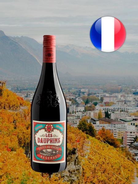 Les Dauphins Réserve Côtes du Rhône AOC 2017 - Oferta