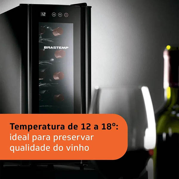 Adega Climatizada Brastemp BZC12BE 12 Garrafas 220V 5