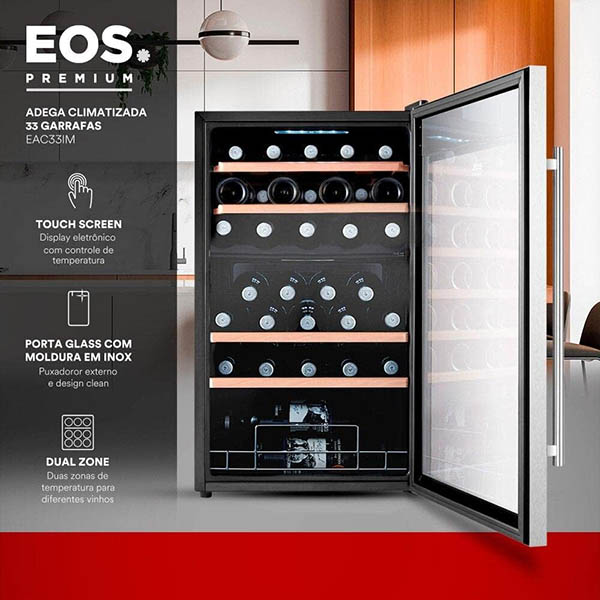 Adega Climatizada Eos Eac33im 33 Garrafas 110V 2