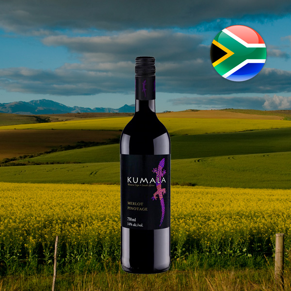 Vino Tinto Sudafricano Kumala Pinotage 750ml
