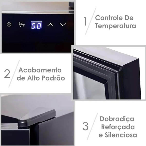 Adega Climatizada Easycooler 33 garrafas 127V 3