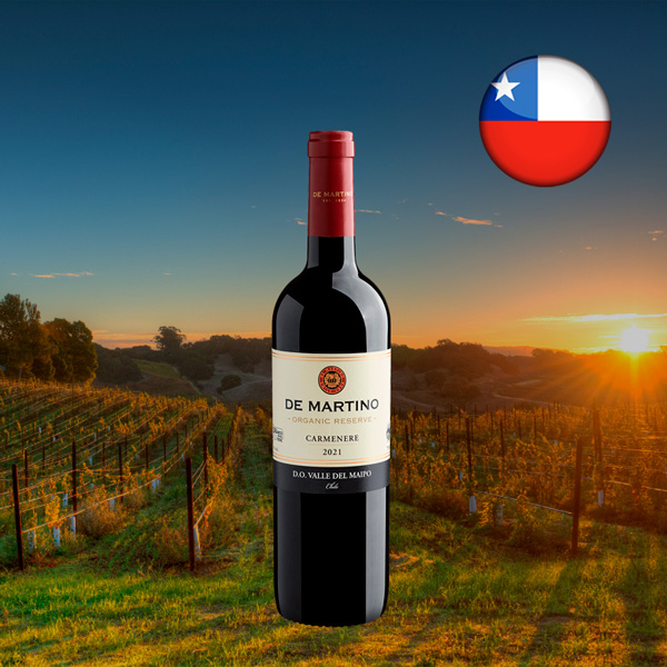 De Martino Organic Reserve Carménère Valle del Maipo DO 2021 - Oferta