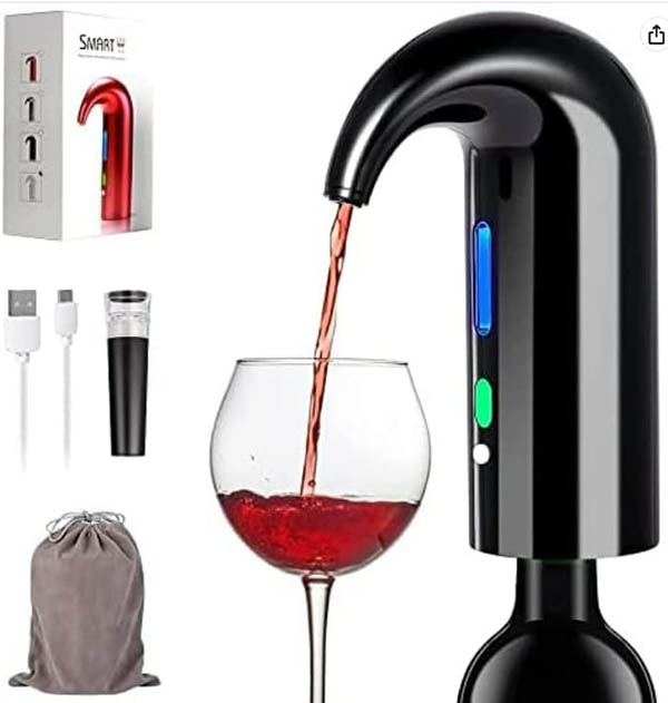 Decanter aerador elétrico Globalmix para vinho 2