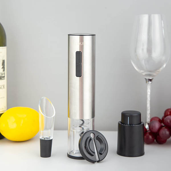 Kit Saca Rolhas Automático de Vinho (Carga USB) 2