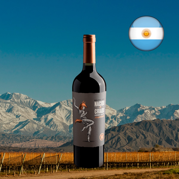 Nacido y Criado en Mendoza Malbec Reserve 2021 - Oferta