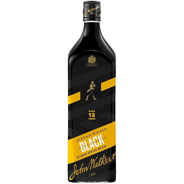 Whisky escocês Johnnie Walker Black Label 12 Years Icons 1L - Herança (2)