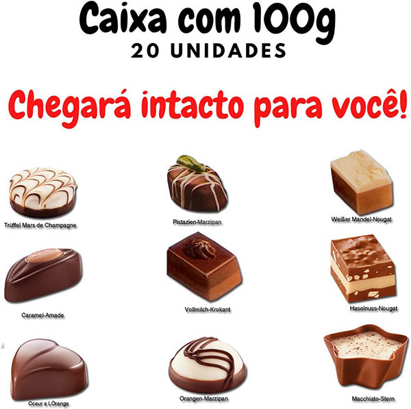 Chocolate Lindt Mini Pralinés 100g - Degustando