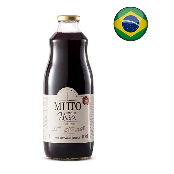 Mitto Suco de Uva Tinto Integral 1 L - Oferta